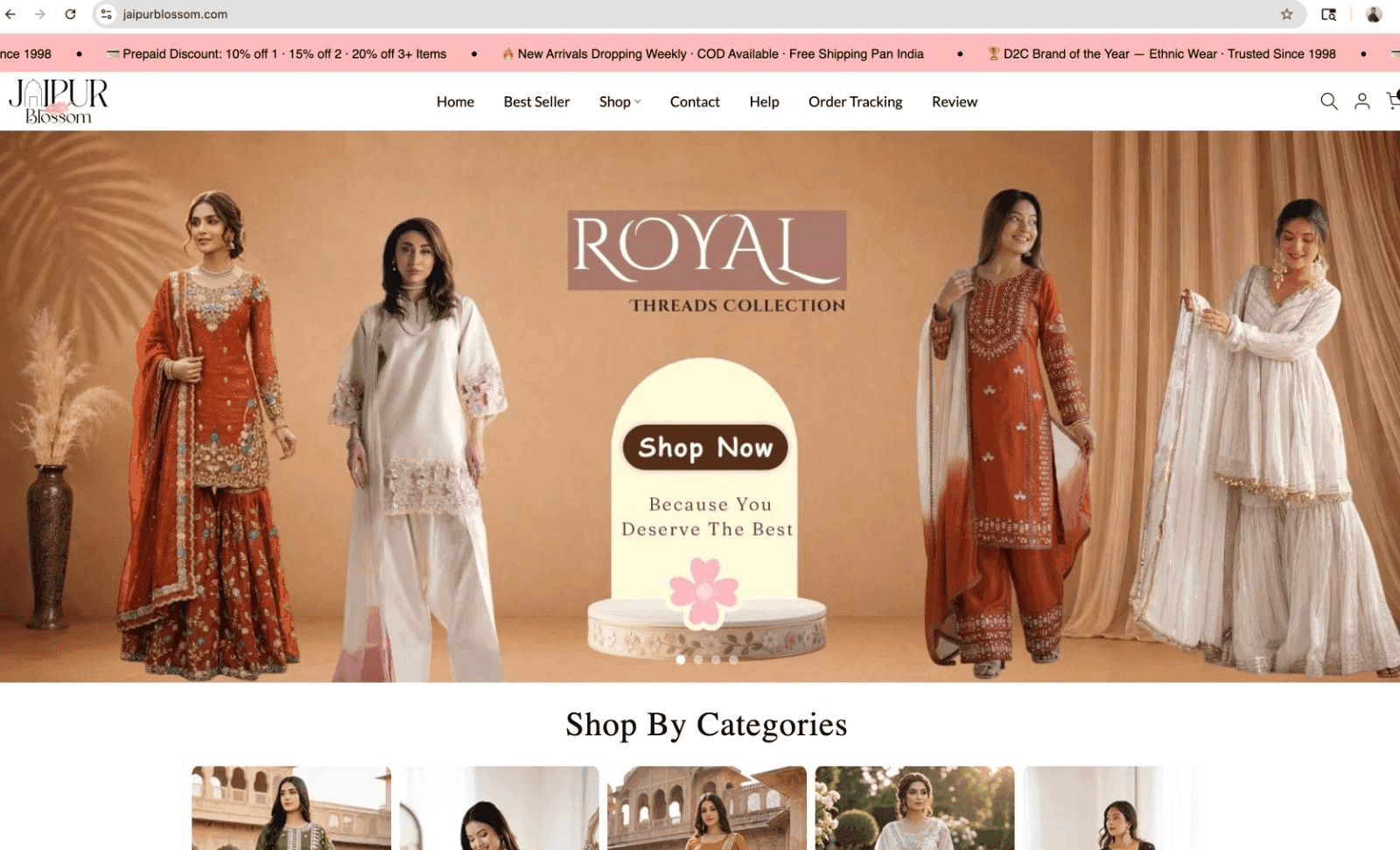 Store Preview — Jaipur Blossom